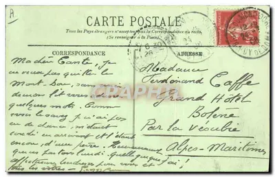 Camponesas da Auvergne — Tipos da Auvergne — 11. — Verso