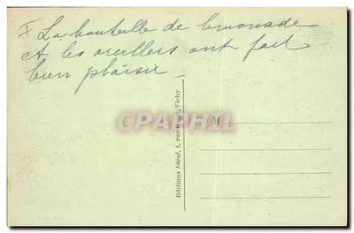 A Auvergne pitoresca — 108. Grupo de Camponesas Auvergnates — Editor Ideal — Verso