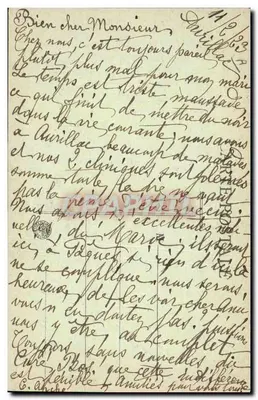 EM AUVERGNE — 33. A Fiação — Editor F.A. — Verso