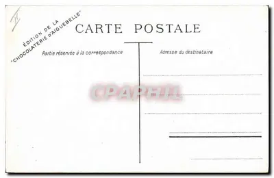 Castelo de Lichtenstein — Castelo patrimonial dos Hohenzollern — Frederico VI, príncipe dos Hohenzollern — Edição da Chocolaterie d'Aiguebelle — Verso