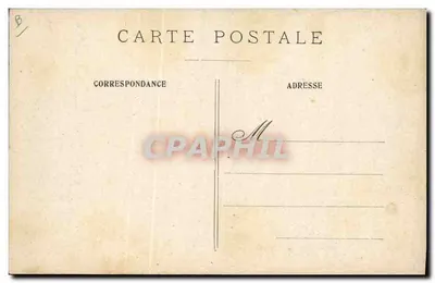 Paris — O Ponte Alexandre III — desenho de Lefebvre — Verso