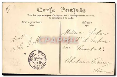 Le Tréport — A Jétée — Editora não identificada, n° de série 142 — Verso