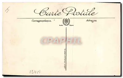 Cherbourg — Molo i Zatoka — LL. — Wydawca LL, nr 14 — Rewers