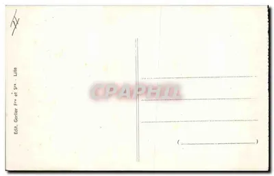 Dunkierka — Przystań zachodnia — Molo i latarnia morska — E. C. — Rewers