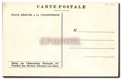 Oradour-sur-Glane — Corpos em uma granja — Documents Archives — Verso