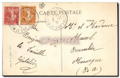 Saint-Maximin — Wielkie organy w bazylice — E. Le Dolay, Paris, n°324 — Rewers