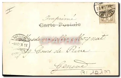 La Dot d'Auvergne — Dzieci w modlitwie w kościele — Clayette Phot. — Rewers