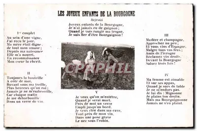 Les Joyeux Enfants de la Bourgogne — Canção — Foto Collier Macón