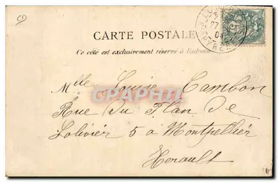 Carro de colheita — Pirineus — D. T., Editor, Lourdes — Verso