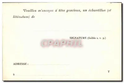 Carta postal publicitária — Sr. Marcel Savé, farmacêutico — Laboratório dos Produtos Bayer, Paris (XIe) — Verso