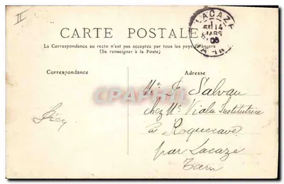 CETTE, Farol de Saint-Louis — Hérault — 86 — editor não visível — Verso