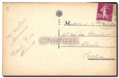 RÔYAN — Klify i Moloż Skarbiec — wydawca A.D.I.A. (Gé-ROCH) n° 9551 — Rewers