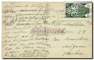Noce Bourbonnaise — cena de festa — LE BOURBONNAIS, n° 6355 — Verso