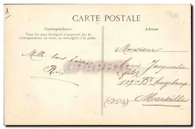 Bourgeois de Auvergne — A Auvergne pitoresca — editor não visível, n° 130 — Verso