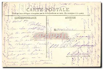 Souvenir d'Auvergne — L'Hirondelle-Parigi, Depositato — Verso
