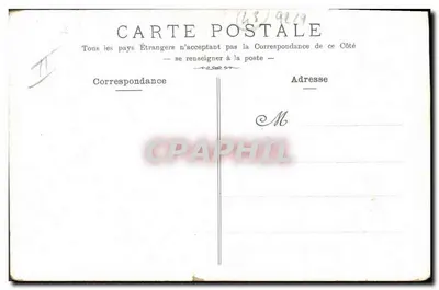 Mujer a la máquina de hilar — Velay — Alrededores del Puy (Alta Loira) — Reverso