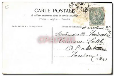 Bukiet piononów w koszyku — wydawca J.B. n° 3315042 — Rewers