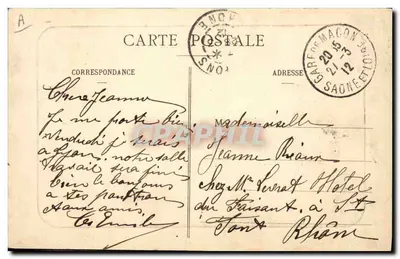 Die Weinbauernfeier — Le Mâconnais Illustré — Sammlung Prudon, Mâcon — Rückseite