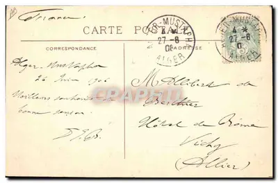 Excursie door het gebied van Sauternes georganiseerd door de Leden van de Vereniging V. E. M. — 15 september 1905 — Achterkant