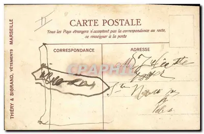 Balão com asas de moinho — Primeiro teste de direção em 1785 — Thiéry & Sigrand, Roupas, Marselha — Verso