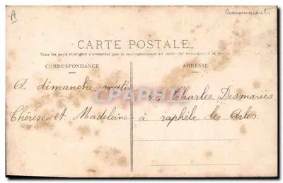 Lembrança do mais belo dia da minha vida — M.F. Paris — Verso