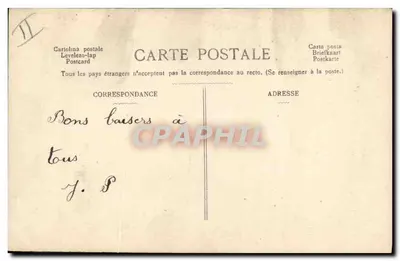Menina em vestido de comunhão — Lembrança da Primeira Comunhão em Grades em 8 de Maio de 1910 — editor não identificado — Verso