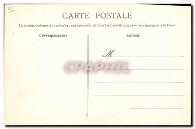 Algues Marines — Échantillon d'algue séchée — Carte postale française — Verso