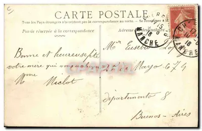 Algues Marinhos (Coloração Natural) — Depositado M. D. — Paris — Verso