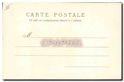 Arranjo de flores rosas — Série 51, n°3 — Raphael Lion & Fils, Editores, Paris — Verso
