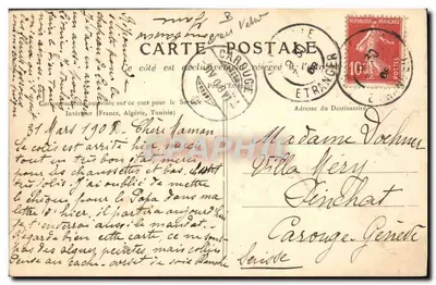 Algues Naturelles — Végétation Marine — Collection Ar. Chénier, Cherbourg — Verso