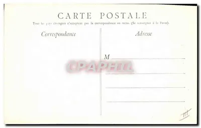 Calais — O Farol — Edição Grand Bazar Lafayette — Verso