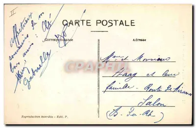 CETTE - Estação Balnear — A Chegada — Editor P. (n° 57) — Verso