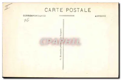 Le Tréport — O Farol com Maré Baixa — G. B. — Verso