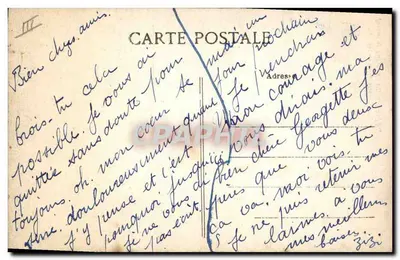 Kobieta i dziecko z Plougastral — Powrót z mszy — F.T. Brest, n°13 — Rewers