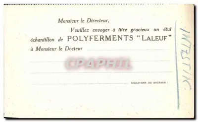 Laboratórios Laleuf — 20, Rue du Laos, Paris (15e) — Verso