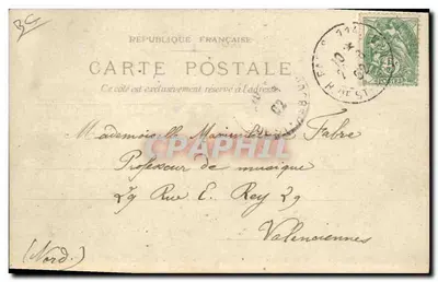Paris — Place de la Concorde — éditeur inconnu, n° 10 — Verso