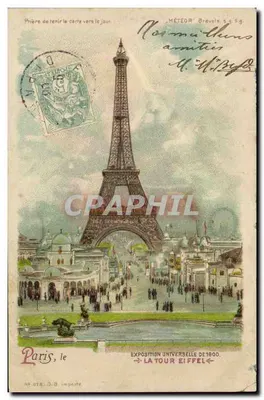 Paris — Exposition Universelle de 1900 — La Tour Eiffel — Éditeur imp. 3.3