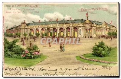 Palace of Manufactures — World's Fair, St. Louis 1904 — Official Souvenir