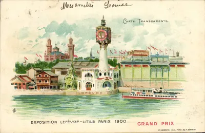 Exposition Lefèvre-Utile Paris 1900 — Grand Prix — J.E. Goossens, Lille, Paris, R. Gérando