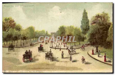 Paris — 29. Avenue du Bois de Boulogne — vue panoramique