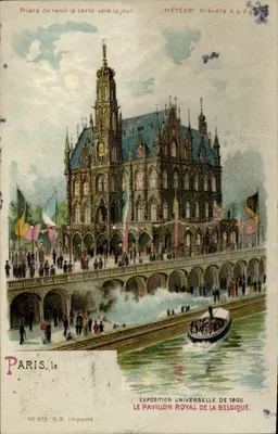 Le Pavillon Royal de la Belgique — Exposition Universelle de 1900 — G.B. importé, n° 672