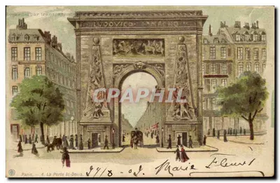 Paris — La Porte Saint-Denis — éditeur anonyme, n°4