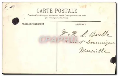 Le Tréport — Les Jetées à Marée haute — LL. — Rewers