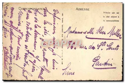 Marseille — Katedra i Fort St Jean — LL, n° 234 — Rewers