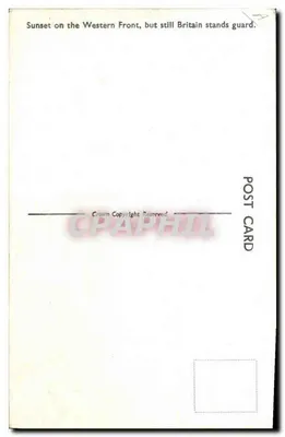 Soldados em patrulha — neve — War Office Photograph B.1370 — Verso
