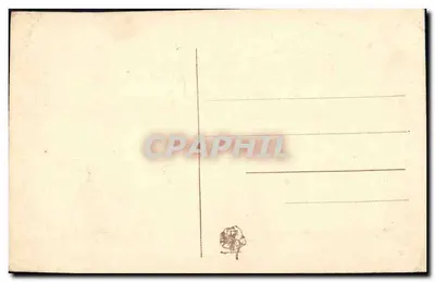 Aves e flores bordadas — carta postal decorativa — editor desconhecido — Verso
