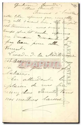 Kobieta w stroju z Lorient — Zbiór H. Laurent, Port-Louis — nr 3105 — Rewers