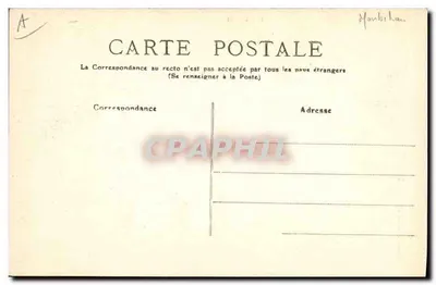 Młoda kobieta z GUÉMÉNÉ — portret w tradycyjnym stroju — Coll. Le Cant — Rewers