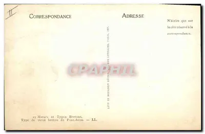 Typ starożytnego Bretona z Pont-Aven — Lev et Neudoen Réunis, LL — Rewers