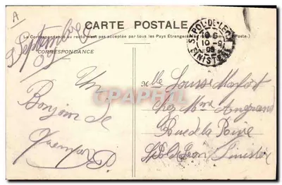 Jovem Homem de SCAER — Coleção Villard, Quimper — n°4053 — Verso